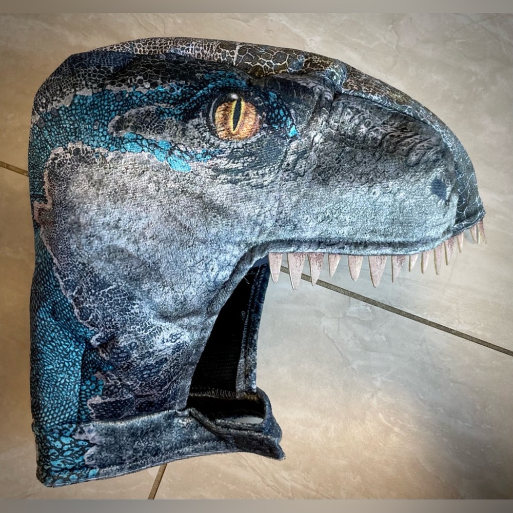 Blu Jurassic park Halloween costume! Worn once. GREAT condition.
